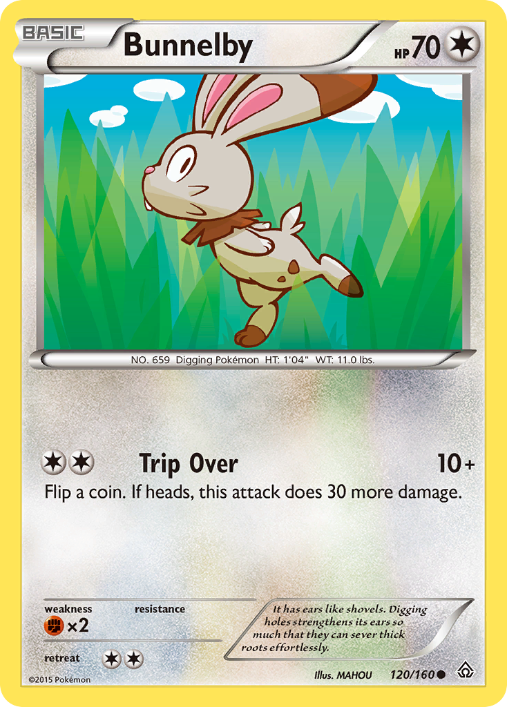 Bunnelby (120/160) [XY: Primal Clash] | Deep Dive Games St. Marys