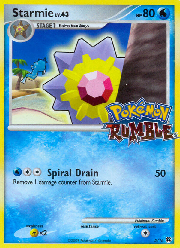 Starmie (5/16) [Pokémon Rumble] | Deep Dive Games St. Marys