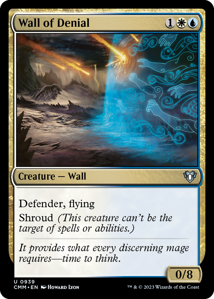 Wall of Denial [Commander Masters] | Deep Dive Games St. Marys