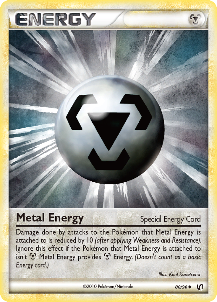 Metal Energy (80/90) [HeartGold & SoulSilver: Undaunted] | Deep Dive Games St. Marys