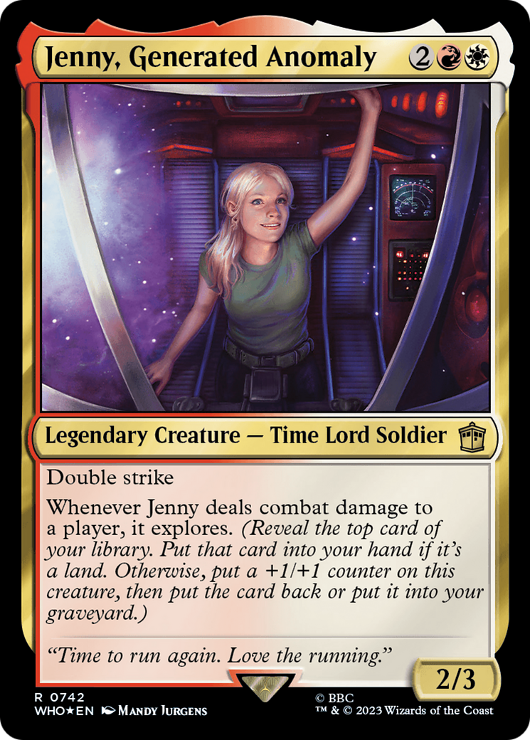 Jenny, Generated Anomaly (Surge Foil) [Doctor Who] | Deep Dive Games St. Marys