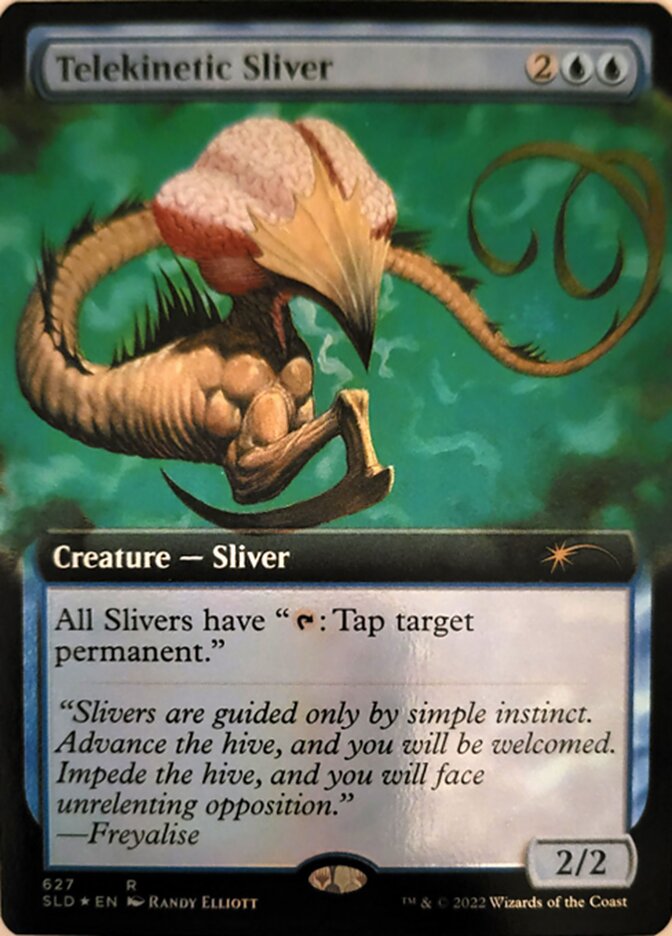 Telekinetic Sliver (Extended Art) [Secret Lair Drop Promos] | Deep Dive Games St. Marys