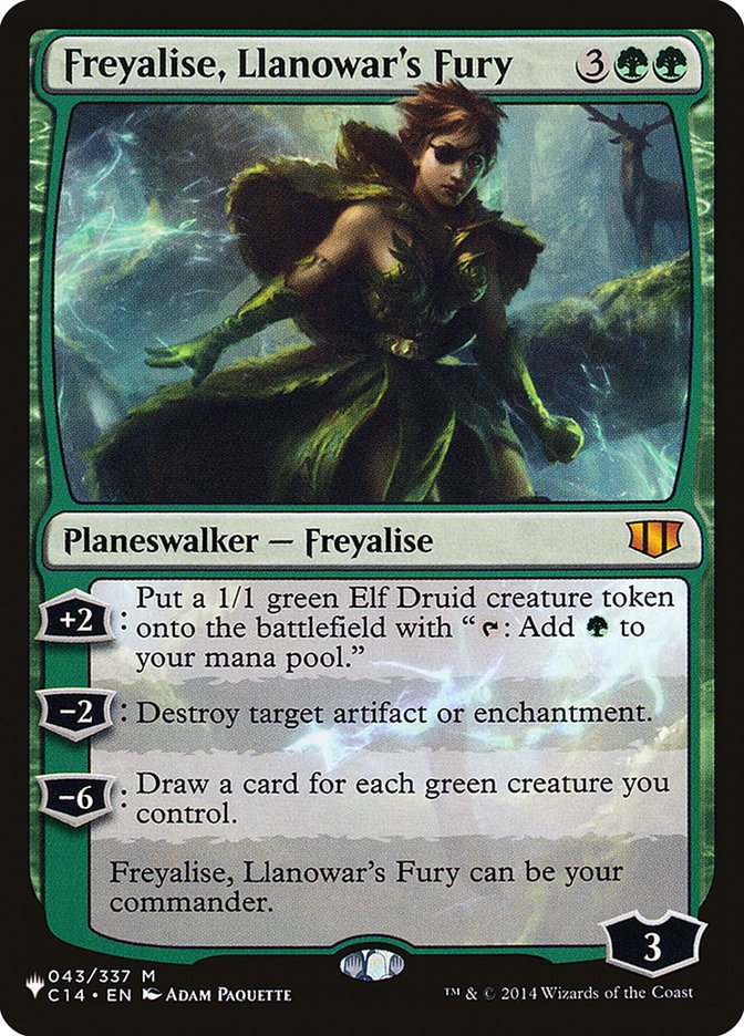 Freyalise, Llanowar's Fury [The List] | Deep Dive Games St. Marys