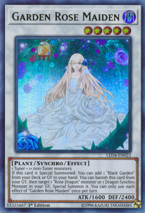 Garden Rose Maiden [LED4-EN023] Ultra Rare | Deep Dive Games St. Marys