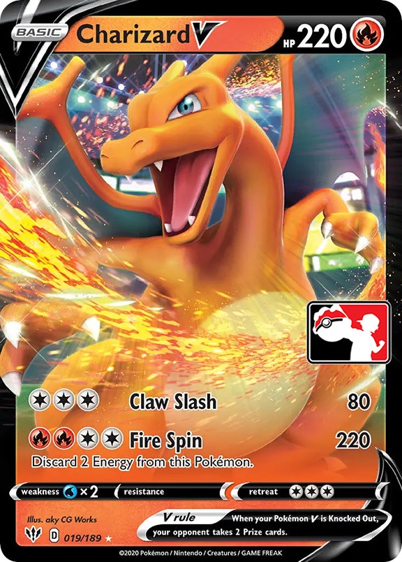 Charizard V (019/189) [Prize Pack Series One] | Deep Dive Games St. Marys