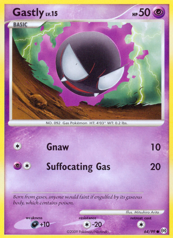 Gastly (64/99) [Platinum: Arceus] | Deep Dive Games St. Marys