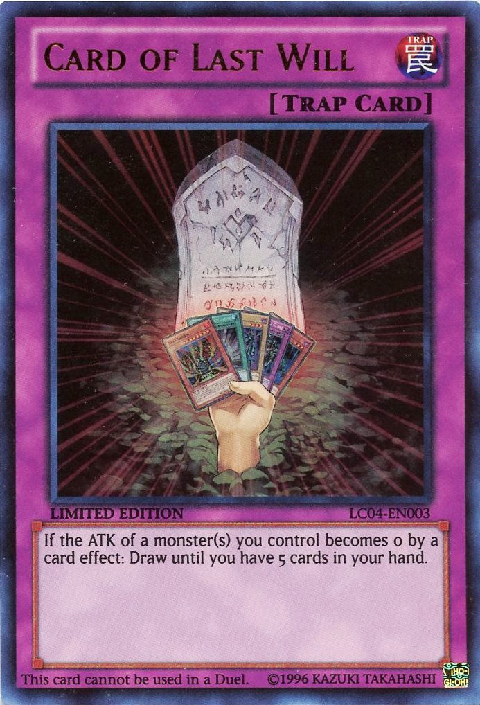 Card of Last Will [LC04-EN003] Ultra Rare | Deep Dive Games St. Marys