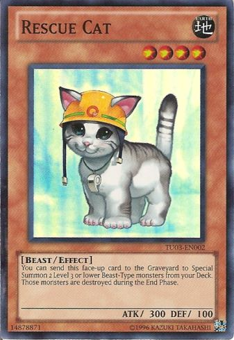 Rescue Cat [TU03-EN002] Super Rare | Deep Dive Games St. Marys