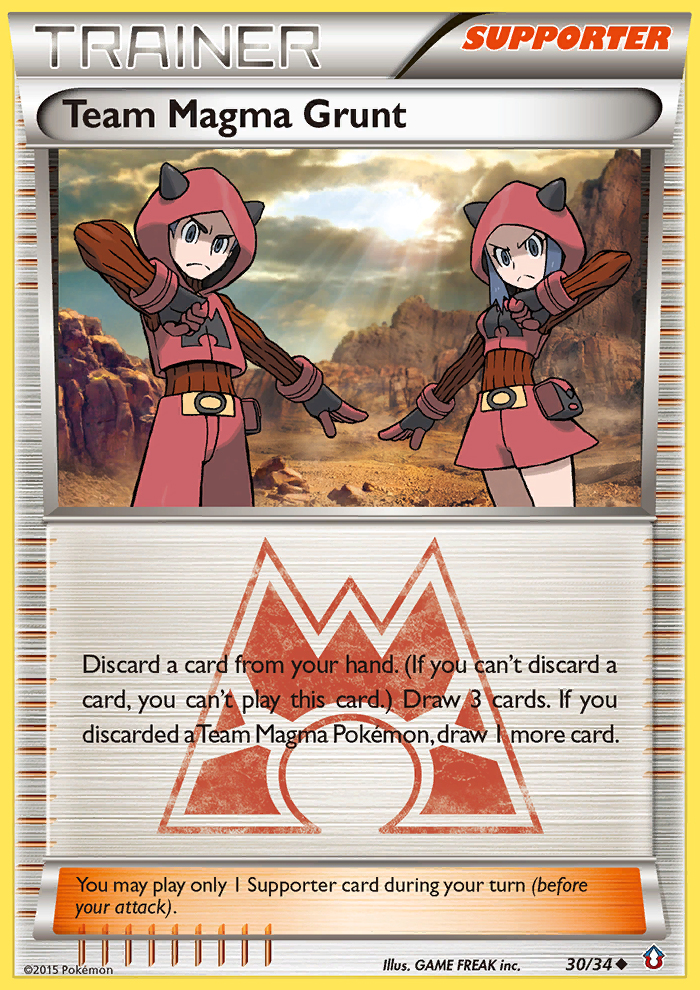 Team Magma Grunt (30/34) [XY: Double Crisis] | Deep Dive Games St. Marys