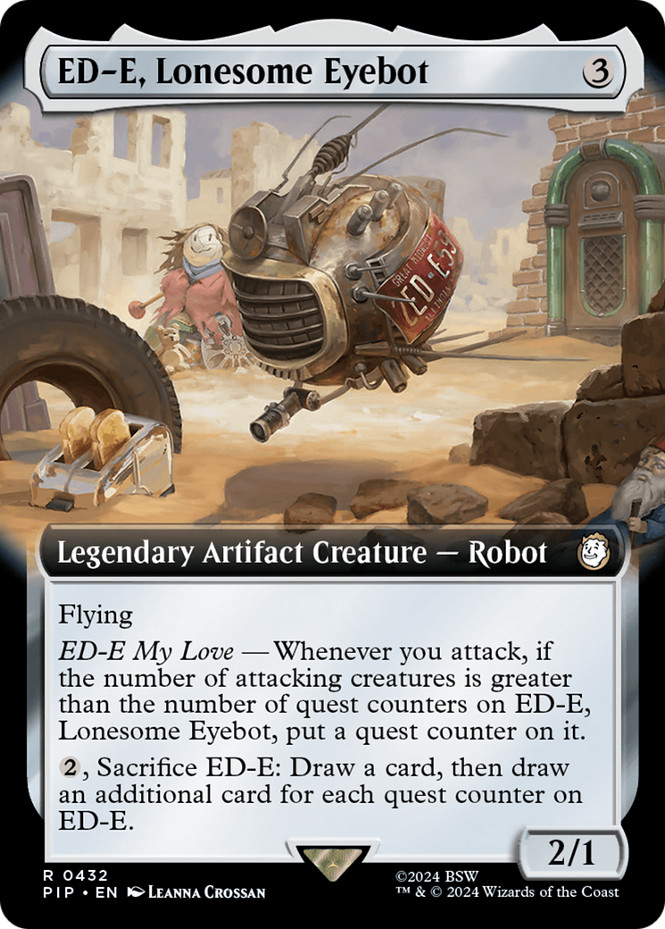 ED-E, Lonesome Eyebot (Extended Art) [Fallout] | Deep Dive Games St. Marys