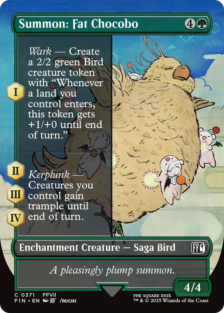 Summon: Fat Chocobo (Borderless) [FINAL FANTASY] | Deep Dive Games St. Marys