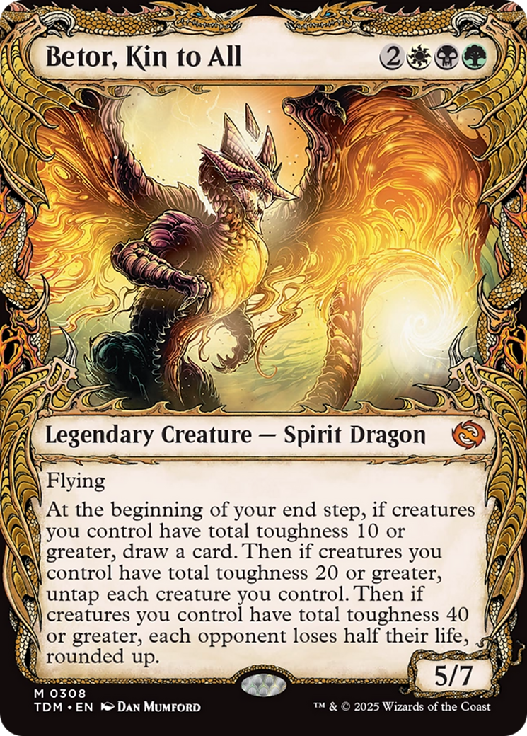 Betor, Kin to All (Showcase) [Tarkir: Dragonstorm] | Deep Dive Games St. Marys