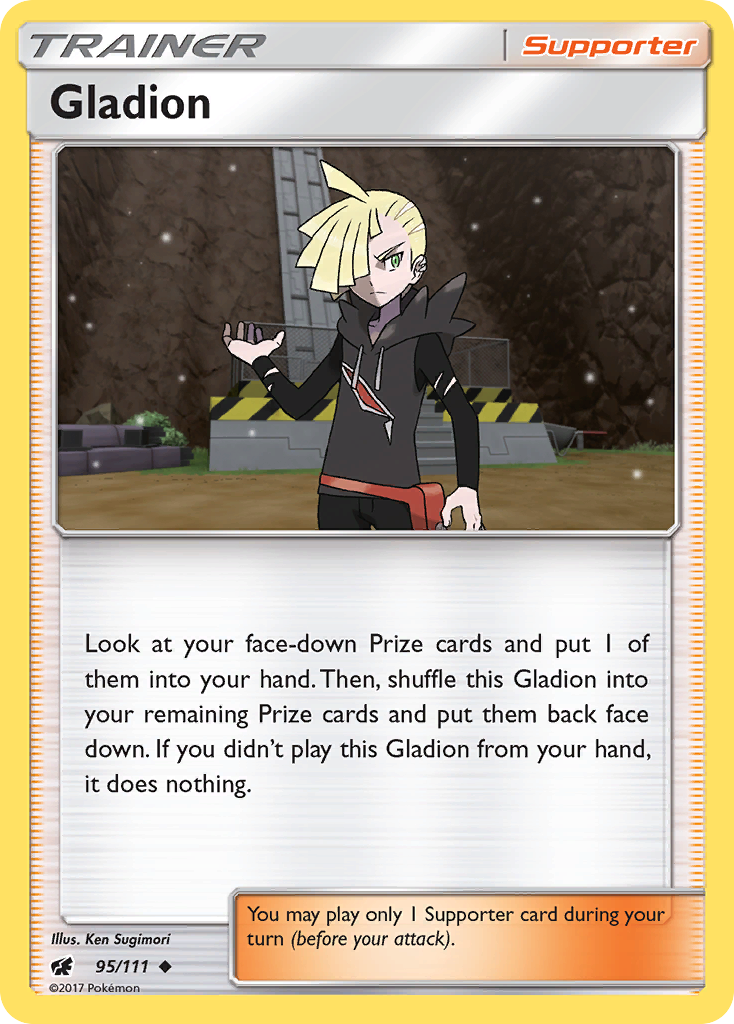 Gladion (95/111) [Sun & Moon: Crimson Invasion] | Deep Dive Games St. Marys