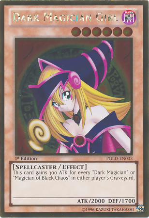 Dark Magician Girl [PGLD-EN033] Gold Rare | Deep Dive Games St. Marys