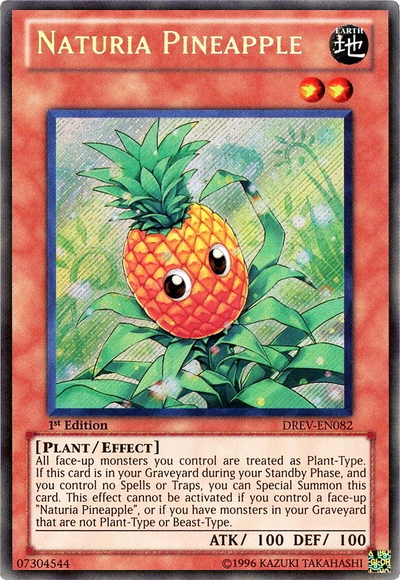 Naturia Pineapple [DREV-EN082] Secret Rare | Deep Dive Games St. Marys