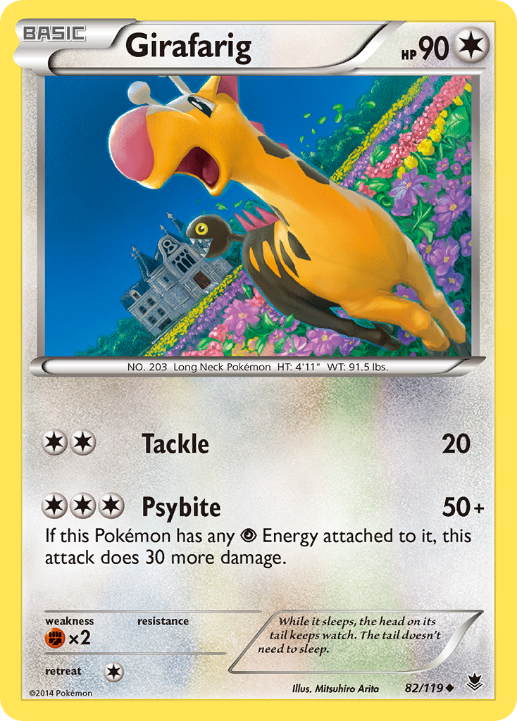 Girafarig (82/119) [XY: Phantom Forces] | Deep Dive Games St. Marys