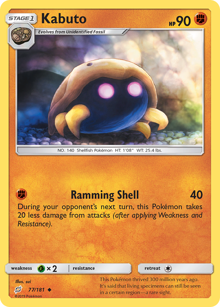 Kabuto (77/181) [Sun & Moon: Team Up] | Deep Dive Games St. Marys