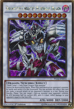 Dragocytos Corrupted Nethersoul Dragon [PGL2-EN014] Gold Secret Rare | Deep Dive Games St. Marys