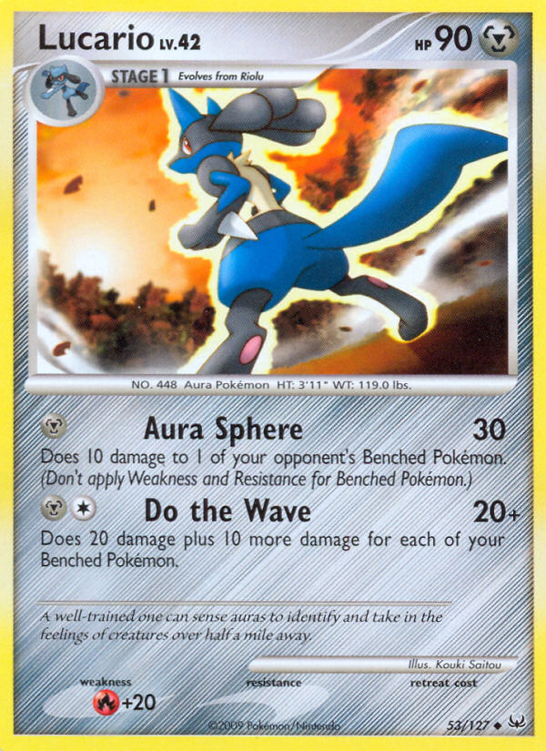 Lucario (53/127) [Platinum: Base Set] | Deep Dive Games St. Marys