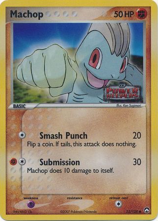 Machop (53/108) (Stamped) [EX: Power Keepers] | Deep Dive Games St. Marys