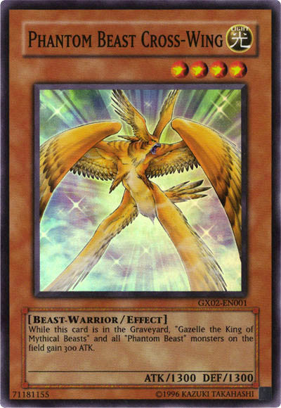 Phantom Beast Cross-Wing [GX02-EN001] Super Rare | Deep Dive Games St. Marys