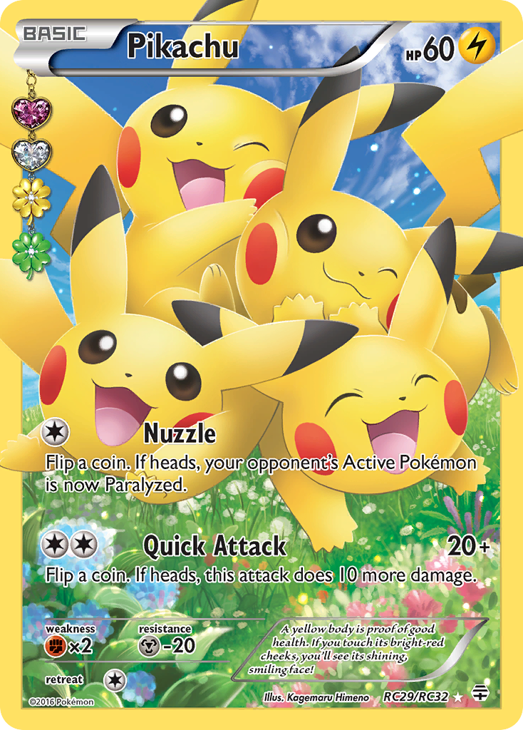 Pikachu (RC29/RC32) [XY: Generations] | Deep Dive Games St. Marys