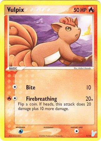 Vulpix (7/12) [EX: Trainer Kit 2 - Minun] | Deep Dive Games St. Marys