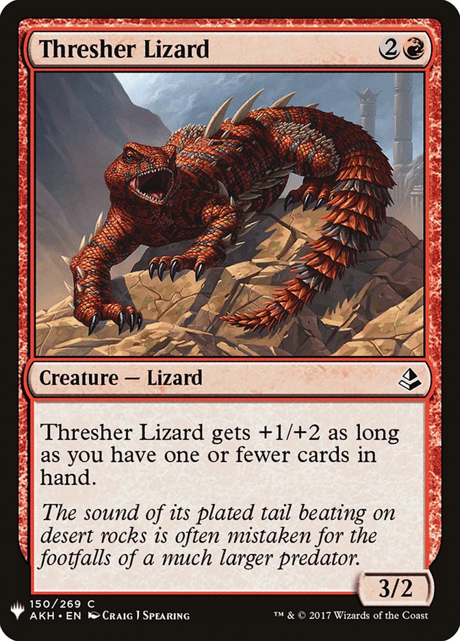 Thresher Lizard [Mystery Booster] | Deep Dive Games St. Marys