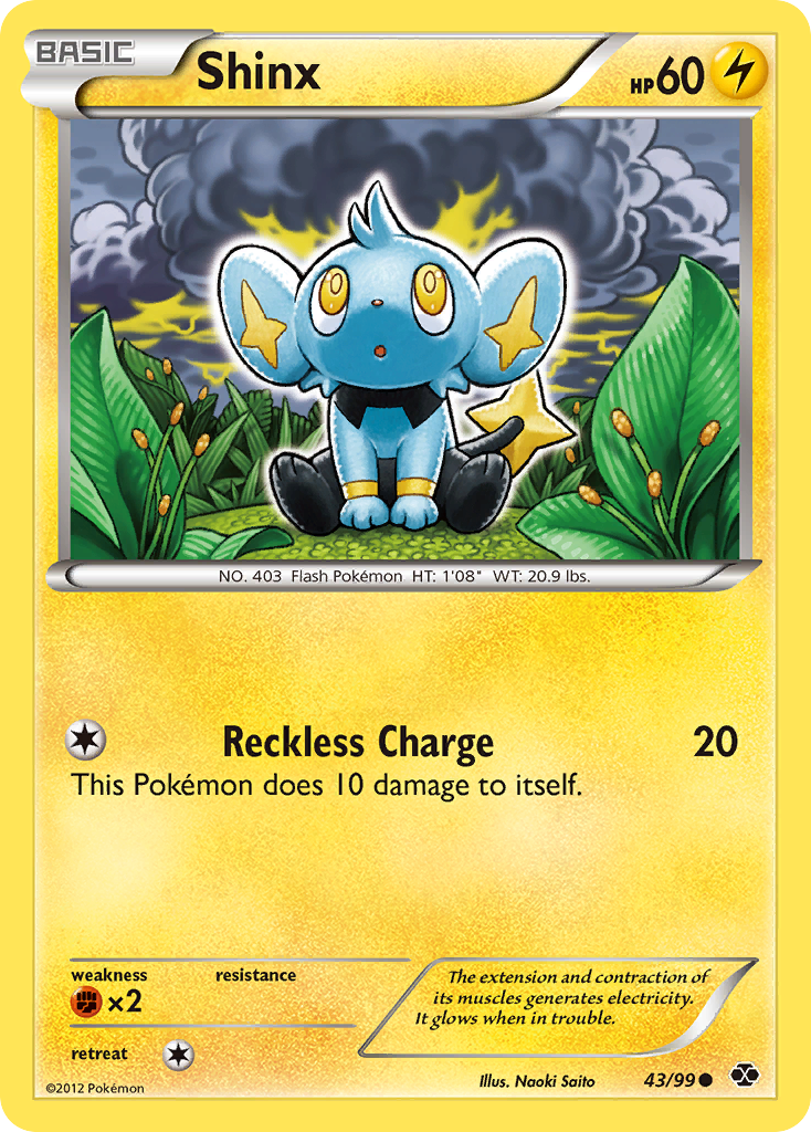 Shinx (43/99) [Black & White: Next Destinies] | Deep Dive Games St. Marys