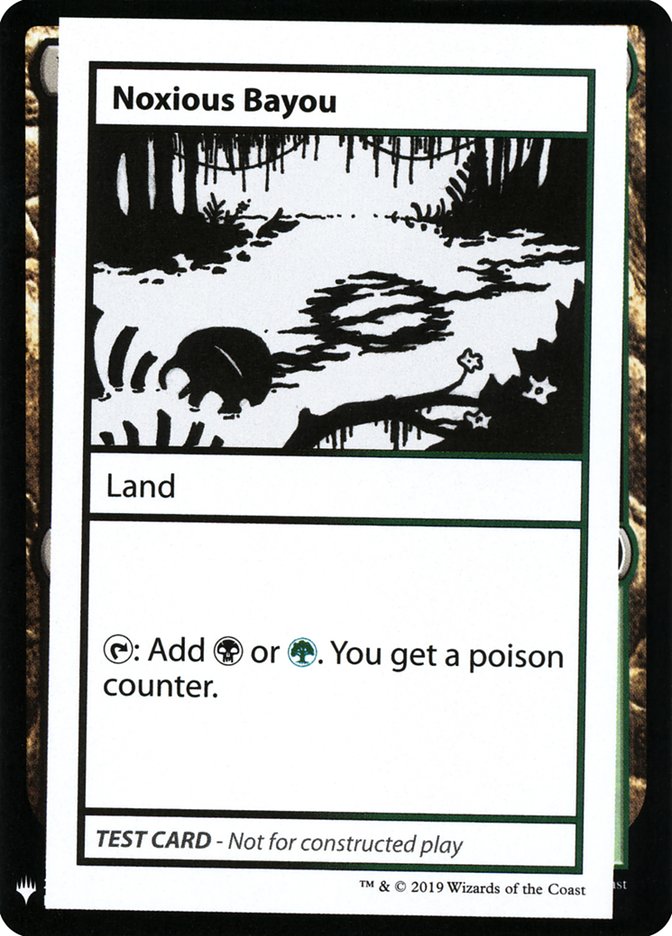 Noxious Bayou [Mystery Booster Playtest Cards] | Deep Dive Games St. Marys