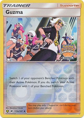 Guzma (115a/147) (Regional Championship Promo) [Sun & Moon: Burning Shadows] | Deep Dive Games St. Marys