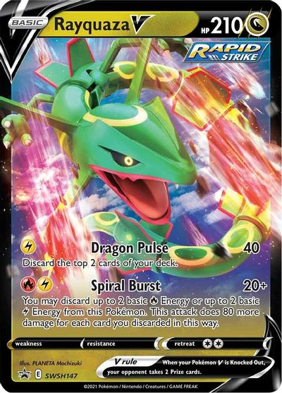 Rayquaza V (SWSH147) [Sword & Shield: Black Star Promos] | Deep Dive Games St. Marys