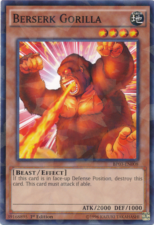 Berserk Gorilla [BP03-EN008] Shatterfoil Rare | Deep Dive Games St. Marys