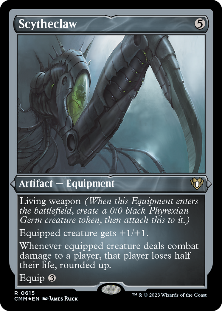 Scytheclaw (Foil Etched) [Commander Masters] | Deep Dive Games St. Marys