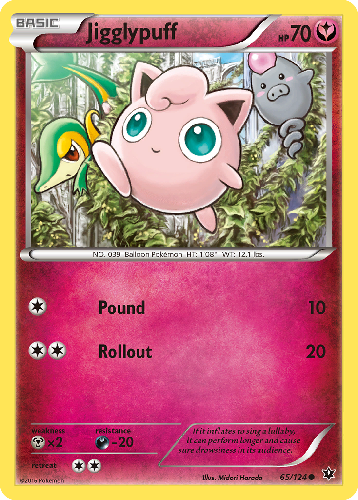 Jigglypuff (65/124) [XY: Fates Collide] | Deep Dive Games St. Marys