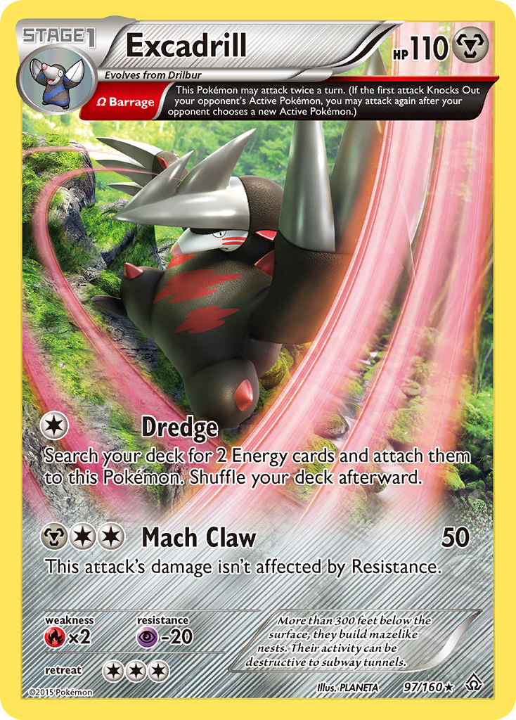 Excadrill (97/160) [XY: Primal Clash] | Deep Dive Games St. Marys