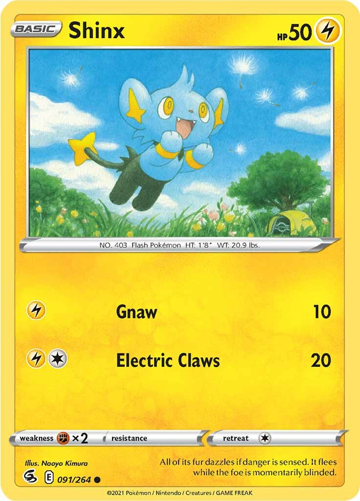 Shinx (091/264) [Sword & Shield: Fusion Strike] | Deep Dive Games St. Marys