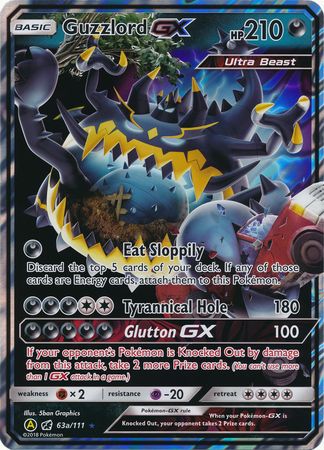 Guzzlord GX (63a/111) (Jumbo Card) [Sun & Moon: Crimson Invasion] | Deep Dive Games St. Marys