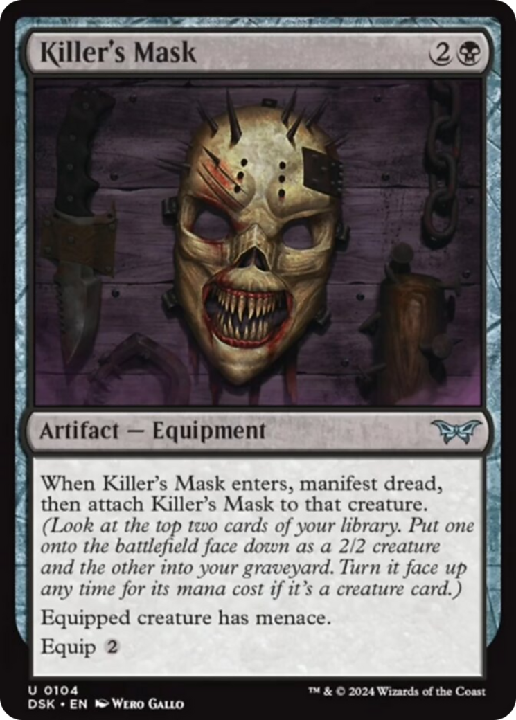 Killer's Mask [Duskmourn: House of Horror] | Deep Dive Games St. Marys