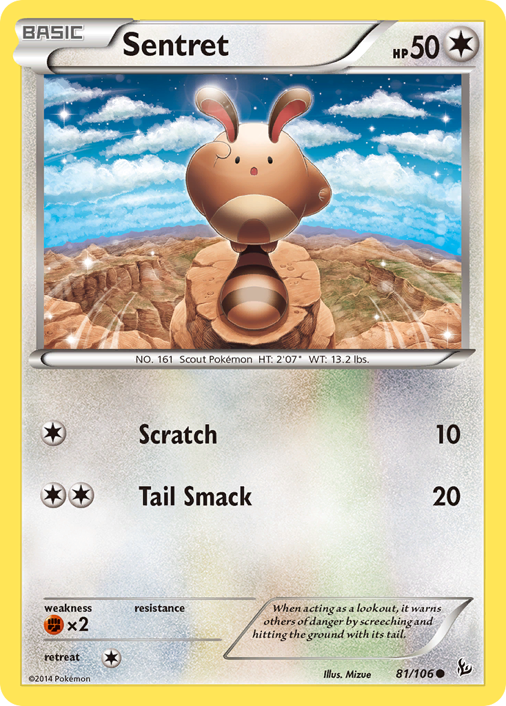 Sentret (81/106) [XY: Flashfire] | Deep Dive Games St. Marys