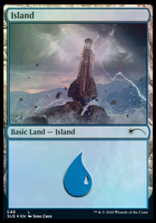 Island (Wizards) (549) [Secret Lair Drop Promos] | Deep Dive Games St. Marys