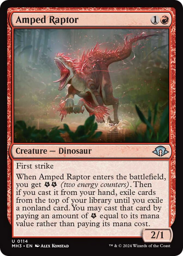 Amped Raptor [Modern Horizons 3] | Deep Dive Games St. Marys