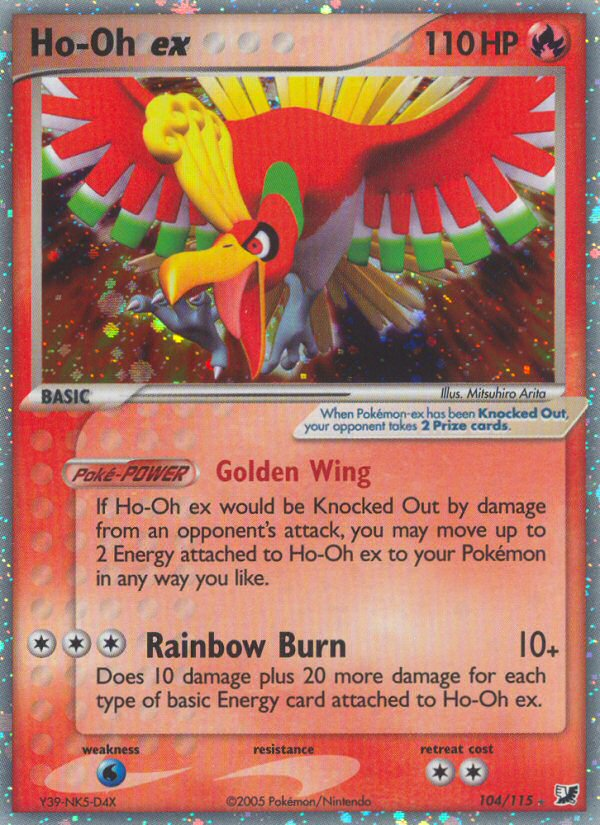 Ho-Oh ex (104/115) [EX: Unseen Forces] | Deep Dive Games St. Marys