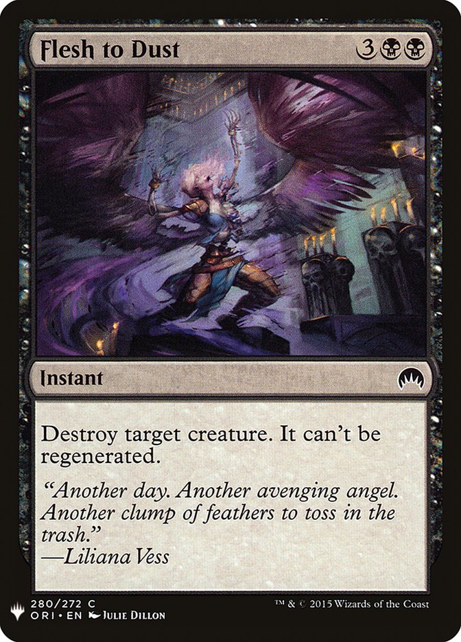 Flesh to Dust [Mystery Booster] | Deep Dive Games St. Marys