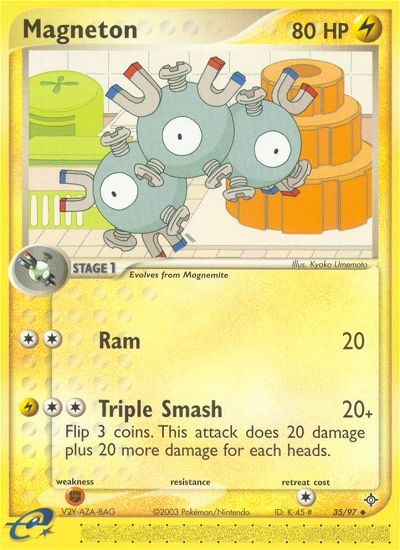 Magneton (35/97) [EX: Dragon] | Deep Dive Games St. Marys