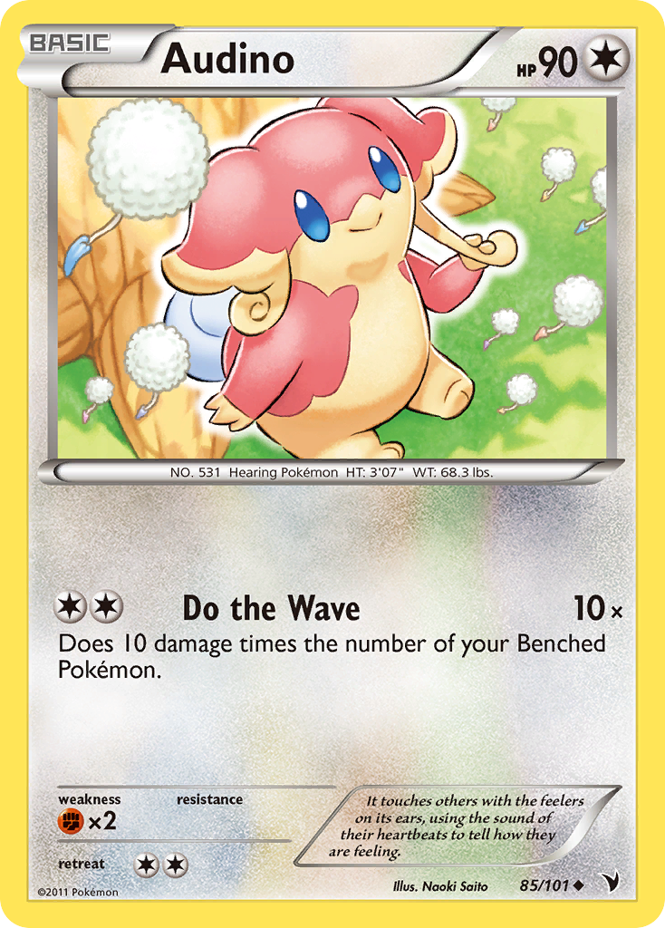 Audino (85/101) [Black & White: Noble Victories] | Deep Dive Games St. Marys