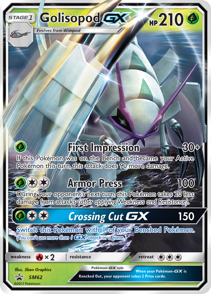 Golisopod GX (SM62) [Sun & Moon: Black Star Promos] | Deep Dive Games St. Marys