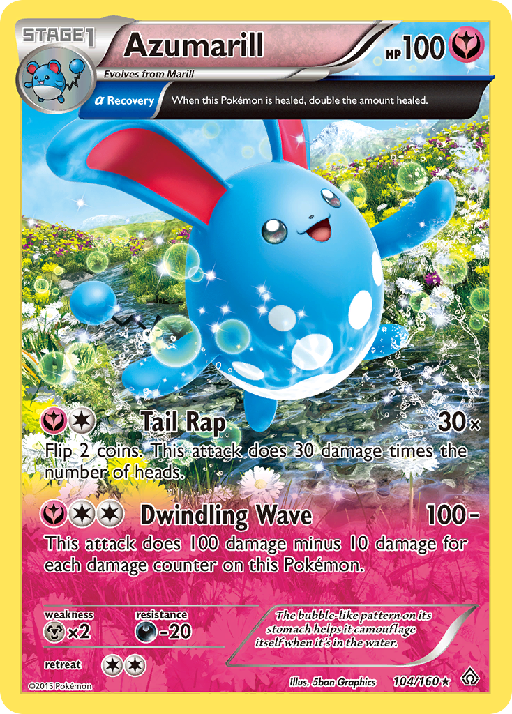 Azumarill (104/160) [XY: Primal Clash] | Deep Dive Games St. Marys