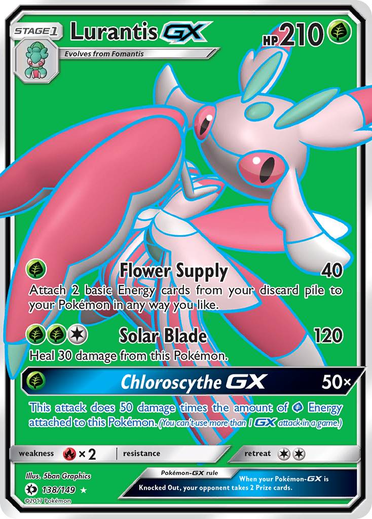 Lurantis GX (138/149) [Sun & Moon: Base Set] | Deep Dive Games St. Marys