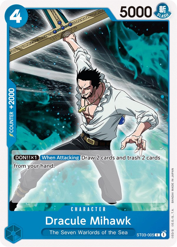 Dracule Mihawk [Starter Deck: The Seven Warlords of The Sea] | Deep Dive Games St. Marys